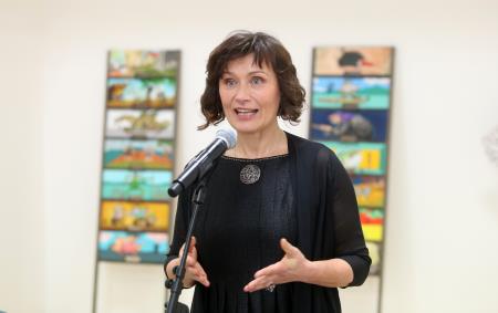 IGOR GORNIK IN OTVORITEV RAZSTAVE 21 FOTO LJUBO VUKELIČ